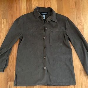 Dark Green Button Down